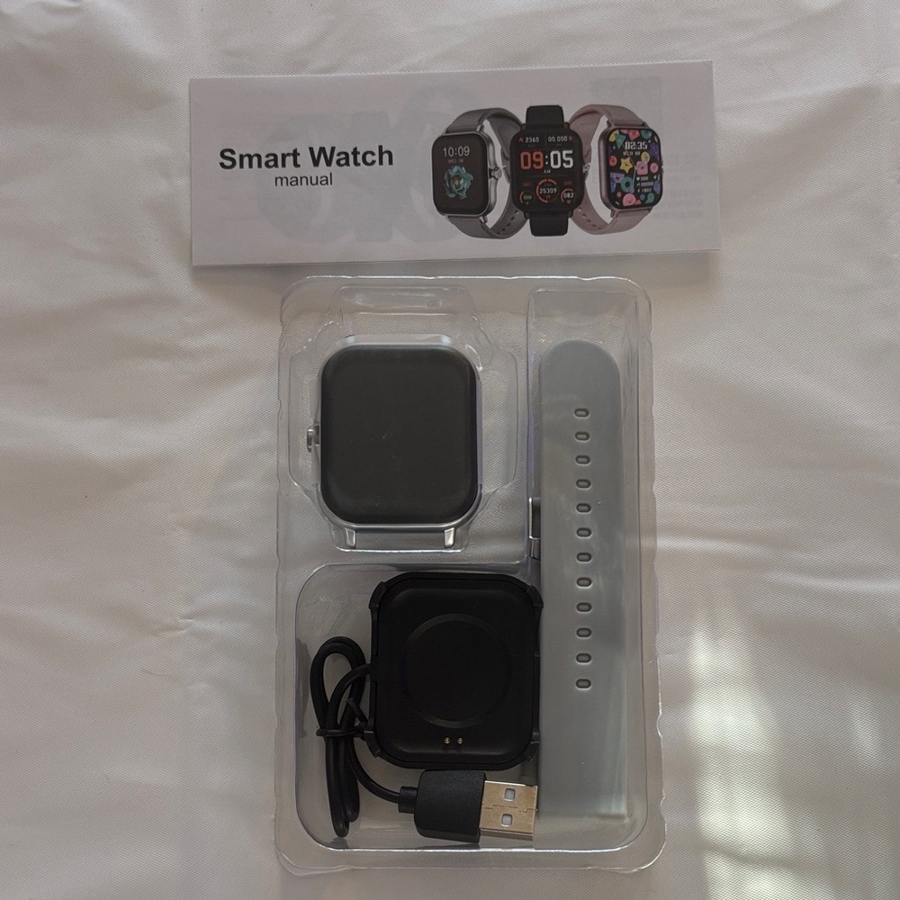 DOVIICO Smartwatch Silver & Gray - Picture 2 of 6
